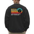 Baseball Dad Like Normal Dad But Cooler Fathers Day Men's Sweatshirt Back Print
