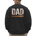 Baseball Dad Novelty Sports Love Fathers Day Men's Sweatshirt Back Print