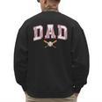 Baseball Dad Shirt Baseball Player Game Day Father's Day Men's Sweatshirt Back Print