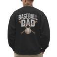 Baseball Dad Sport Father Outfit For Proud Papa Men's Sweatshirt Back Print Baseball Dad Sport Father Outfit For Proud Papa Men's Sweatshirt Back Print