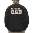 Baseball Dad Sport Happy Fathers Day Boys Kids Men's Sweatshirt Back Print