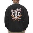 Baseball Dad Sports Lover Father's Day Father In Law Men's Sweatshirt Back Print Baseball Dad Sports Lover Father's Day Father In Law Men's Sweatshirt Back Print