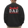 Baseball Dad Most Stressful Position On The Team Player Men's Sweatshirt Back Print Baseball Dad Most Stressful Position On The Team Player Men's Sweatshirt Back Print