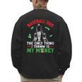Baseball Dad The Only Thing I Throw Is My Money Father Daddy Men's Sweatshirt Back Print Baseball Dad The Only Thing I Throw Is My Money Father Daddy Men's Sweatshirt Back Print
