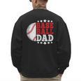 Baseball Dad Vintage Baseball Player Men Men's Sweatshirt Back Print