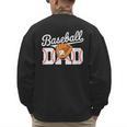 Baseball Dad Vintage Sports Fathers Day Baseball Fan Men's Sweatshirt Back Print Baseball Dad Vintage Sports Fathers Day Baseball Fan Men's Sweatshirt Back Print