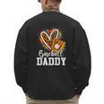 Baseball Daddy Fathers Day Men's Sweatshirt Back Print Baseball Daddy Fathers Day Men's Sweatshirt Back Print