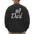 Baseball Player Dad Papa Fathers Day Number One Baseball Dad Men's Sweatshirt Back Print Baseball Player Dad Papa Fathers Day Number One Baseball Dad Men's Sweatshirt Back Print