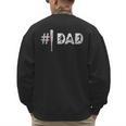 Baseball Player Number One Baseball Dad Father's Day Men's Sweatshirt Back Print Baseball Player Number One Baseball Dad Father's Day Men's Sweatshirt Back Print