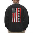 Baseball USA Flag Baseball Lover Baseball Dad Men's Sweatshirt Back Print Baseball USA Flag Baseball Lover Baseball Dad Men's Sweatshirt Back Print