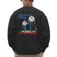 Best Coach Ever Fathers Day Baseball Dad Papa Sports Lover Men's Sweatshirt Back Print