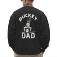 Bucket Dad Baseball Daddy Men's Sweatshirt Back Print Bucket Dad Baseball Daddy Men's Sweatshirt Back Print