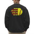 Dad Of Ballers Behind Every Softball Player Baseball Dads Men's Sweatshirt Back Print