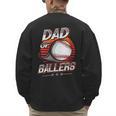 Dad Of Ballers Shirt Volleyball Baseball Dad Of Baller Men's Sweatshirt Back Print Dad Of Ballers Shirt Volleyball Baseball Dad Of Baller Men's Sweatshirt Back Print