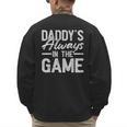 Dad Baseball Men Baseball Daddy's Always In The Game Men's Sweatshirt Back Print