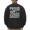 Dad Baseball Men Vintage Proud Baseball Daddy Men's Sweatshirt Back Print Dad Baseball Men Vintage Proud Baseball Daddy Men's Sweatshirt Back Print