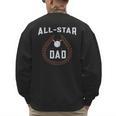 Dad Baseball Tee For Men And Dad Birthday Baseball Dad Men's Sweatshirt Back Print