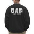 Dad Est 2026 Baseball Dad To Be New Baby Daddy Father's Day Men's Sweatshirt Back Print Dad Est 2026 Baseball Dad To Be New Baby Daddy Father's Day Men's Sweatshirt Back Print