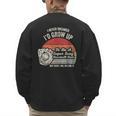 I Never Dreamed I'd Grow Up To Be A Super Sexy Baseball Dad Men's Sweatshirt Back Print