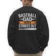 Father Fathers Day Baseball Lovers Baseball Dad Homerun Men's Sweatshirt Back Print Father Fathers Day Baseball Lovers Baseball Dad Homerun Men's Sweatshirt Back Print