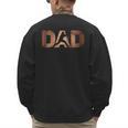 Fathers Day Baseball Player Baseball Dad Men's Sweatshirt Back Print
