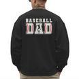 Groovy Baseball Dad Father Happy Fathers Day Sports Game Day Men's Sweatshirt Back Print Groovy Baseball Dad Father Happy Fathers Day Sports Game Day Men's Sweatshirt Back Print