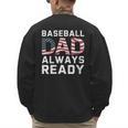 Homerun Baseball Dad Baseball Lovers Father Fathers Day Men's Sweatshirt Back Print Homerun Baseball Dad Baseball Lovers Father Fathers Day Men's Sweatshirt Back Print