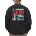 Patriotic Baseball Dad Father's Day American Flag Men's Sweatshirt Back Print Patriotic Baseball Dad Father's Day American Flag Men's Sweatshirt Back Print