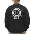 Proud Baseball Dad Baseball Dad Men's Sweatshirt Back Print Proud Baseball Dad Baseball Dad Men's Sweatshirt Back Print