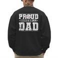 Proud Baseball Dad Sports Father Baseball Fan Men's Sweatshirt Back Print Proud Baseball Dad Sports Father Baseball Fan Men's Sweatshirt Back Print