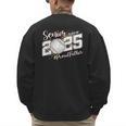 Proud Father Of A 2025 Senior Baseball Dad Graduation Men's Sweatshirt Back Print