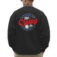 There Is No Crying In Baseball Game Baseball Dad Men's Sweatshirt Back Print
