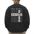 Senior 2026 Baseball Dad Class Of 2026 Proud Dad Men's Sweatshirt Back Print
