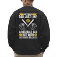 Softball Dad Like a Baseball Dad With Bigger Balls Softball Men's Sweatshirt Back Print Softball Dad Like a Baseball Dad With Bigger Balls Softball Men's Sweatshirt Back Print
