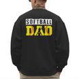 Softball Dad Like A Baseball Dad Definition Men's Sweatshirt Back Print Softball Dad Like A Baseball Dad Definition Men's Sweatshirt Back Print