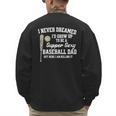 A Super Sexy Baseball Dad Happy Father's Day T-Shirt Men's Sweatshirt Back Print A Super Sexy Baseball Dad Happy Father's Day T-Shirt Men's Sweatshirt Back Print