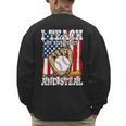 I Teach My Kids To Hit And Steal Baseball Dad American Flag Men's Sweatshirt Back Print I Teach My Kids To Hit And Steal Baseball Dad American Flag Men's Sweatshirt Back Print