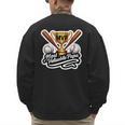 Most Valuable Papa Baseball Dad Coach Player Father's Day Men's Sweatshirt Back Print
