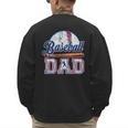 Vintage Baseball Dad Happy Fathers Day For Men Sports Lovers Men's Sweatshirt Back Print Vintage Baseball Dad Happy Fathers Day For Men Sports Lovers Men's Sweatshirt Back Print