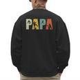 Vintage Baseball Dad Papa Fathers Day Men's Sweatshirt Back Print Vintage Baseball Dad Papa Fathers Day Men's Sweatshirt Back Print