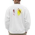 Ball Dad Softball Baseball Dad Daddy Premium Men's Sweatshirt Back Print Ball Dad Softball Baseball Dad Daddy Premium Men's Sweatshirt Back Print