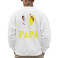Ball Papa Softball Baseball Dad Daddy Premium Men's Sweatshirt Back Print Ball Papa Softball Baseball Dad Daddy Premium Men's Sweatshirt Back Print