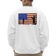 Baseball Coach Baseball Dad American Flag Men's Sweatshirt Back Print Baseball Coach Baseball Dad American Flag Men's Sweatshirt Back Print