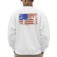 Baseball Coach Baseball Dad American Flag Premium Men's Sweatshirt Back Print Baseball Coach Baseball Dad American Flag Premium Men's Sweatshirt Back Print