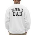 Baseball Dad Birthday Classic Bold Font Baseball Daddy Men's Sweatshirt Back Print Baseball Dad Birthday Classic Bold Font Baseball Daddy Men's Sweatshirt Back Print