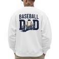 Baseball Dad Daddy Papa Men's Sweatshirt Back Print Baseball Dad Daddy Papa Men's Sweatshirt Back Print