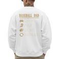 Baseball Dad Drive Pay Clap Repeat Father's Day Premium Men's Sweatshirt Back Print Baseball Dad Drive Pay Clap Repeat Father's Day Premium Men's Sweatshirt Back Print