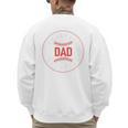 Baseball Dad Father Family Matching Premium Men's Sweatshirt Back Print