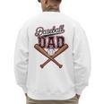 Baseball Dad Fathers Day Game Day Toddler Kids Sport Lovers Men's Sweatshirt Back Print Baseball Dad Fathers Day Game Day Toddler Kids Sport Lovers Men's Sweatshirt Back Print