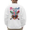 Baseball Dad Game Day Vibes Ice Cream Drip Baseball Daddy Men's Sweatshirt Back Print Baseball Dad Game Day Vibes Ice Cream Drip Baseball Daddy Men's Sweatshirt Back Print